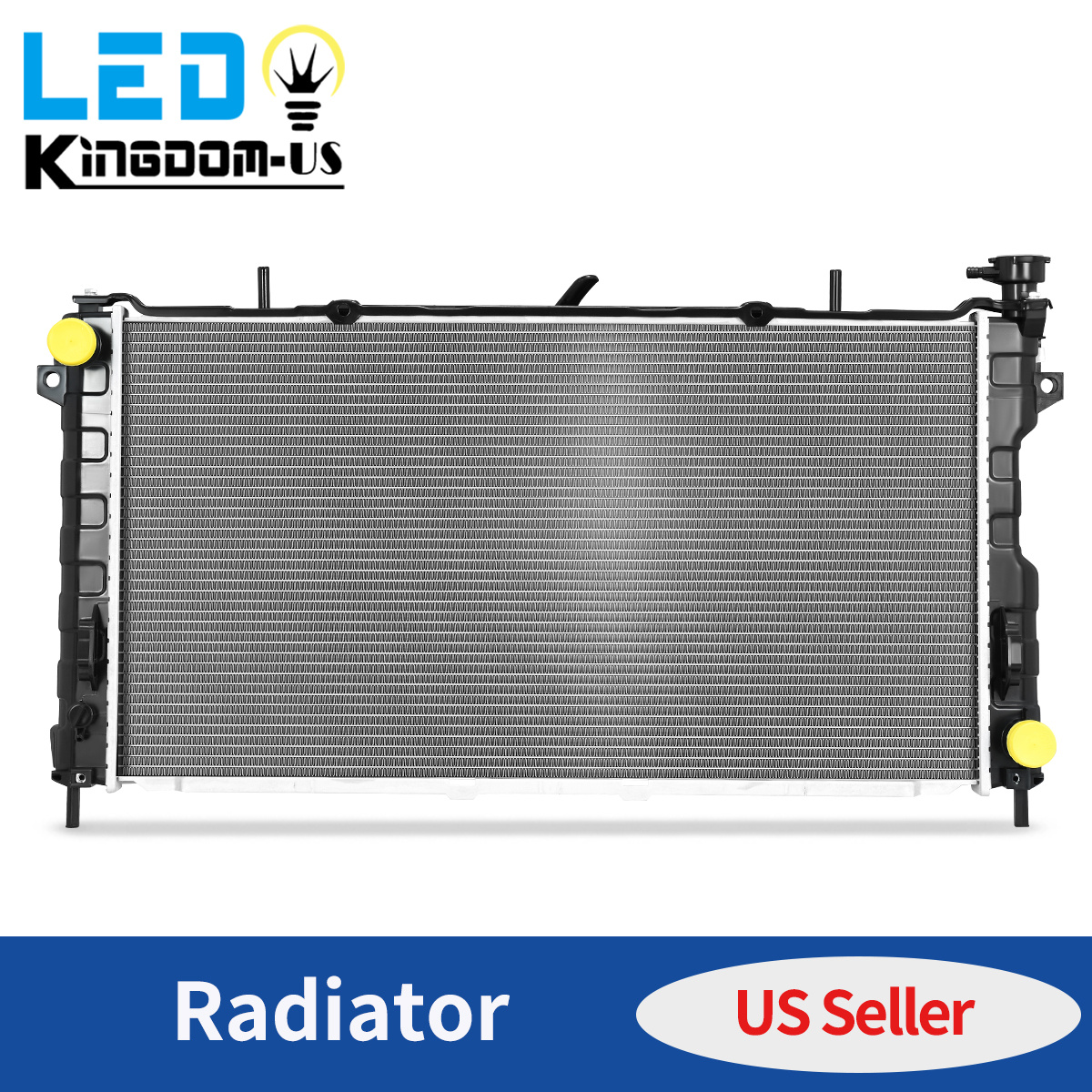 LEDKINGDOMUS 1290 Radiator Complete Radiator Compatible with 1992-1998 1999 2000 Honda Civic DX EX LX del Sol 1.5L 1.6L