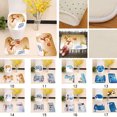 thumbnail image 2 of 3PCS Bath Rug Set Fashion Xmas Print Decorative Toilet Rug Toilet Lid Cover for Christmas, 2 of 9
