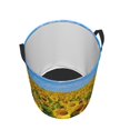 thumbnail image 3 of PHELIKA Sunflower Ocean Laundry Basket 65L Large Foldable Round For Dirty Clothes Toy Storage, 3 of 6