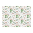 thumbnail image 4 of KLL Frog and Mushrooms Print Fleece Throw Blanket, Horizontal Fleece Bedding Cute Soft Blankets Comfy Fleece Flannel Plush Home Decor for Couch & Bed -50"x40", 4 of 9