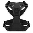 thumbnail image 3 of Voyager Dog Harness Dual Leash Attachment No-Pull Control Adjustable Soft but Strong Pet Harness for Medium and Large Dogs with 3M Reflective Technology - Black, M (Chest: 20 - 25"), 3 of 6