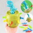 thumbnail image 3 of Jumping Dinosaur Board Pop-Up Game Lucky Fun Tricky Bluff Family Game Creative Gift for Adults and Children, 3 of 5