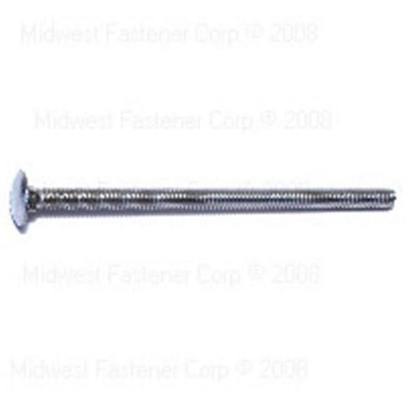 Midwest Fastener 50595 0.25-20 x 4.5 Stainless Carriage Bolts - 25 Piece