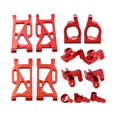 thumbnail image 2 of Swing Arm Kit, Car Front and Rear Swing Arm Metal Upgrade Parts Red, 2 of 10