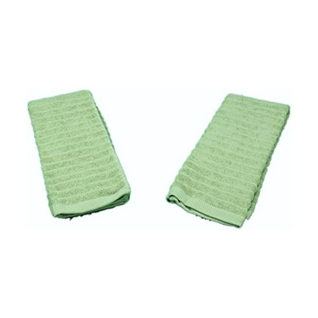 Costco Brand 2-Pack 100% Cotton Hand Towels, Green