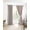 grey, variant on Orange Grey Stripes Blackout Curtains 39 Inches Long for Bedroom,Simple Striped Lines Minimalist Modern Thermal Insulated Room Darkening Black Out Window Curtain Panels Grommet Drapes for Living Room