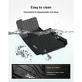 thumbnail image 6 of 3W Floor Mats for Benz GLC 2016-2022 TPE All Weather Custom Fit Floor Liner for Benz GLC 1st & 2nd Row Full Set Car Mats Black, 6 of 7