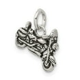 thumbnail image 5 of FB Jewels Sterling Silver Antiqued Motorcycle Charm, 5 of 5