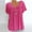 Hot Pink womens tops, variant on up to 60% off Gifts Usmixi Womens Tops Going out Fashion Plus Size Pleated Breathable Tshirts Summer Cute Floral Print V-Neck Short Sleeve Blouses Sky Blue l
