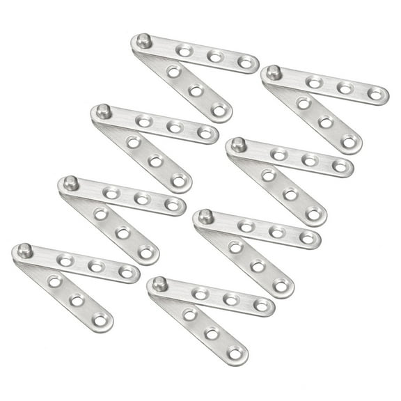 Uxcell 8 Sets Stainless Steel 360 Degree Rotating Door Pivot Hinge 60mm x 11mm