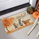thumbnail image 5 of Fiudx Felpudo de Arce y Calabaza, Diseño de Hojas Otoñales, Fibra de Goma Antideslizante, Decoración para La Entrada, Fácil de Limpiar, Empaque Listo para Regalar, 1 Felpudo, 5 of 7