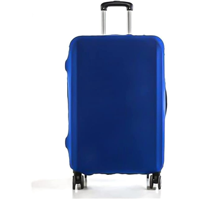 Funda de equipaje elástica para maletas, funda protectora para maletas de 32", color azul
