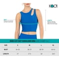 thumbnail image 6 of Kadi Women's Midi Cut Out Shoulder Bra, Royal, Medium, 6 of 6
