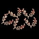 thumbnail image 4 of 5 Piezas Hojas Rhinestone Botón Ftback Adorno Artesanal Para Bricoje Nupcial Sunnimix Rhinestone Flatback botones, 4 of 8
