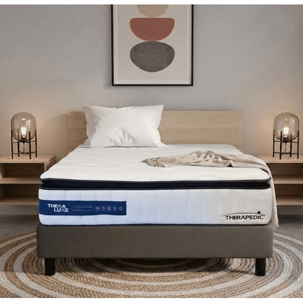 Colchón King Size + Box | TheraLuxe | ICE Memory gel | XSL Extra Soporte Lumbar | |Therapedic