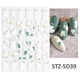 thumbnail image 4 of 3D Embossed Spring Flower Nail Art Stickers Decals 5D Self-Adhesive Pegatinas Uas White Floral Cherry Blossoms Nail Supplies Nail 4 Sheets, 4 of 4