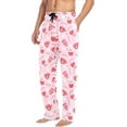 thumbnail image 5 of FREEAMG Men's Cotton Pajama Pants Lounge Sleep Pants Soft Sleepwear Pajama Bottoms with Pockets, 5 of 7