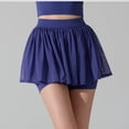 thumbnail image 6 of Ruimatai Women's Tennis Skort High Waist Ruffle Drawstring Athletic Shorts with Built-in Liner, Lightweight Breathable Skort for Summer Sports and Casual Wear, 6 of 6