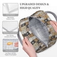 thumbnail image 3 of Gaeub Cartoon Bear Lunch Bag Water-Resistant, Leakproof, Durable, with Spacious Main Compartment and Front Pocket, for School, Work, Picnic, Outdoor Use-One Size, 3 of 6
