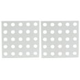 thumbnail image 4 of Placa de rejilla, panel de rejilla de aluminio de 2 piezas Panel de malla metálica Panel de rejilla metálica Uso conveniente, 4 of 13