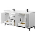 thumbnail image 6 of Wyndham Collection WCH515172DWBWCUNSMXX Marlena 72" Free Standing Double Basin Vanity Set, 6 of 7