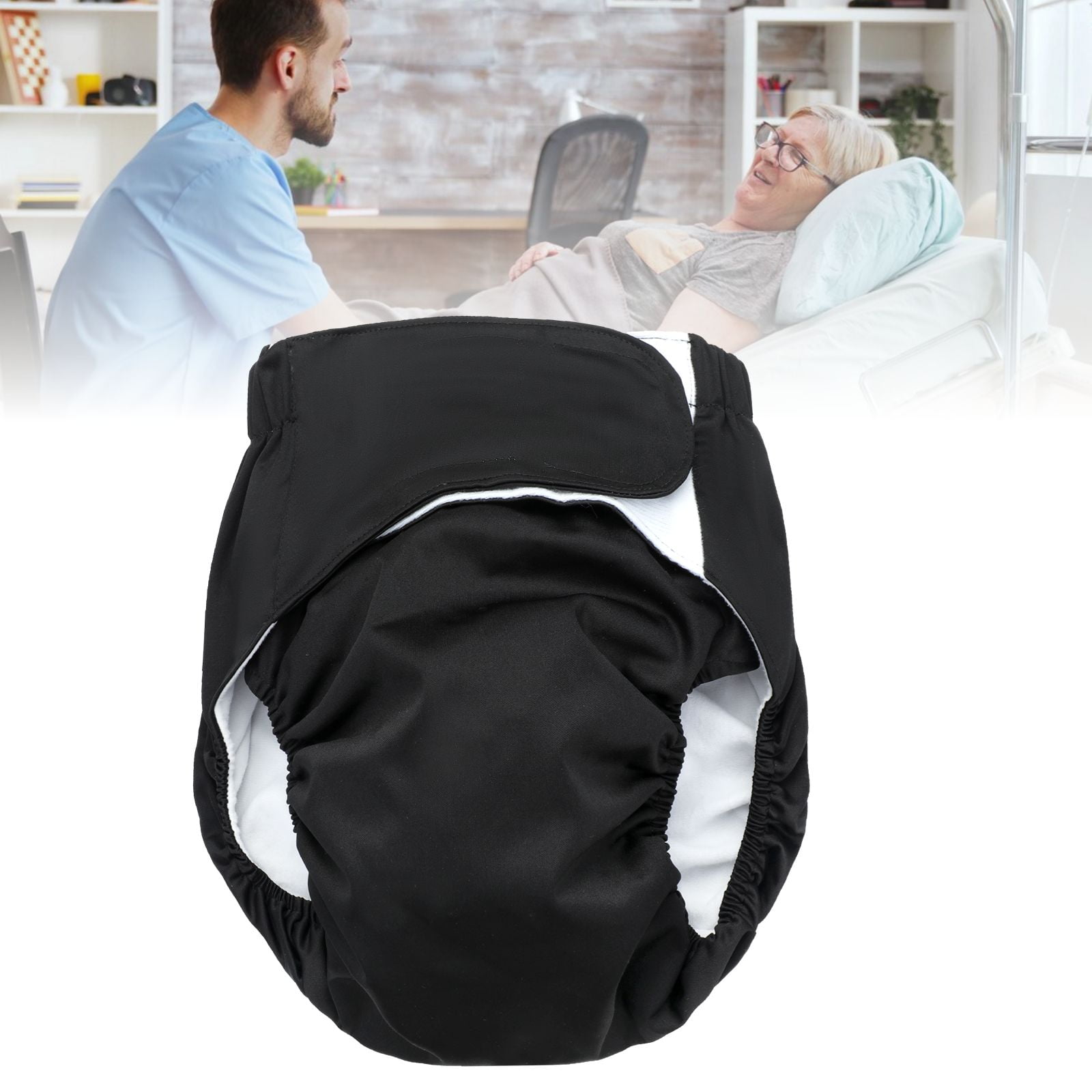 Adult Cloth Diapers, Reusable Incontinence Pants Cloth Diaper Wraps