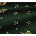 thumbnail image 5 of oneOone Cotton Jersey Dark Green Fabric Florals Diy Clothing Quilting Fabric Print Fabric By Yard 58 Inch Wide, 5 of 6