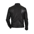 thumbnail image 2 of Black Leather Biker Jacket Motorcycle Jackets For Men Leather Racing Jacket Motorcycle Leather Jacket Mens Black Leather Motorcycle Jacket size XS, 2 of 3