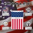 thumbnail image 4 of Crosley American Tribute 4.4 Cuft 1-Door Compact Refrigerator, White with American Flag Design, 4 of 5