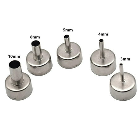 

Fule 5pcs 22mm Universal Nozzles For 858D+ 8586 Soldering Welding Hot Air Station