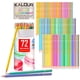 thumbnail image 1 of Set de lápices de colores KALOUR Macaron 72 colores con mina suave, 1 of 7