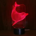 thumbnail image 1 of Luz nocturna LED 3D con diseño de sirenas que cambian de color para niños, 1 of 1