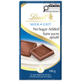 thumbnail image 2 of Lindt No Sugar Added Milk Chocolate Bar, 100 Grams, 2 of 6