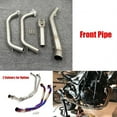 thumbnail image 2 of Motorcycle Muffler Middle Pipe Full System Exhaust Slip-On Link Adapter For Yamaha MT03 MT-03 YZF R3 R25 YZF-R3, 2 of 3