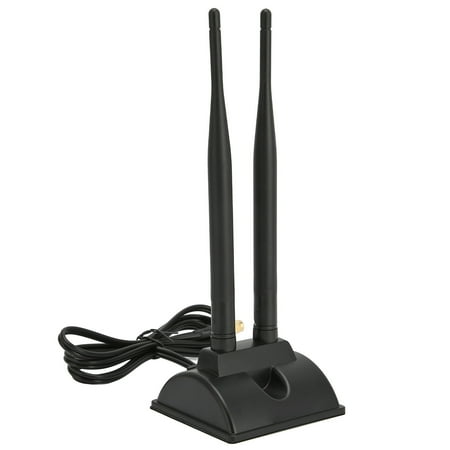 KIMISS 3 Antenne WiFi 2.4G/5.8G Dual Band Ad Alto Guadagno 8dBi Con Connettore RP-SMA – Per Router Asus RT-AC68U, RT-AC88U, Netgear EX6200 E Schede M.2
