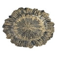 thumbnail image 3 of A&B Home 13"Dia. Reef Plastic Charger Plates - Set of 6 - Black, 3 of 6