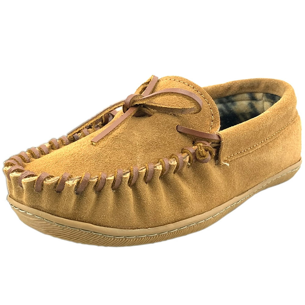 leather slippers with flannel lining
