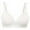 Beige, variant on COBKK Full Figure Bras with Support and Lift Women Wireless Large Size Pull Together Bra Comfortable Underwear Exercise Bralettes for Women Y-1576 Red-A 36