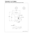 thumbnail image 2 of Kingston Brass CD43301BXK 1/2" FIP x 3/8" O.D. Anti-Seize Deluxe Quarter-Turn Ceramic Hardisc Cartridge Angle Stop with Flange, Polished Chrome, 2 of 2