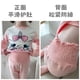 thumbnail image 2 of [] Nuevo conjunto de pijamas cálidos de terciopelo alemán con cintura alta para niños de otoño e invierno, costura deshuesada, terciopelo alemán cepillado, 2 of 4