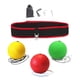 thumbnail image 1 of Equipo de boxeo con pelota de reflejo de boxeo, equipo de boxeo de velocidad de lucha, pelota de boxeo para entrenamiento de velocidad de reacción de , Amarillo Rojo Amarillo Rojo Verde, 1 of 8