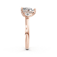 thumbnail image 5 of KEEVA JEWELS 3.15 Carat Heart & Round Shape Moissanite Hidden Halo Valentine Ring for Women, Made in Rose Gold Plated Silver Size 6, 5 of 8