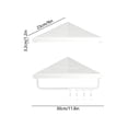 thumbnail image 3 of Triangular Shower Shelf Set Rust-Proof Wall-Mounted Adhesive Storage Rack, 3 of 6