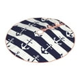 thumbnail image 2 of Bingfone Christmas Tree Skirt Mat Christmas Decoration Interior 30"-Anchors, 2 of 8