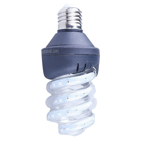 

ELENXS Ultraviolet Lamp Bulb High Light Transmittance UV Spiral LED Light Bulb Energy Saving Black Light UV Lamp Bulb with E26/E27 Screw Mouth for Home Hotel