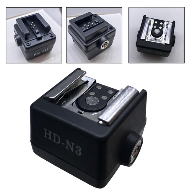 Adaptador convertidor de zapata flash portátil N3 para Alpha A230 Hugo Adaptador de zapata caliente
