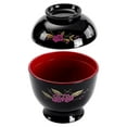 thumbnail image 2 of DOLITY Miso Soup Bowl Kitchen Multipurpose Tableware for Instant Noodle Fruit Ramen plum blossom pattern, 2 of 9