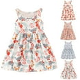 thumbnail image 4 of THDHVS Girls Dresses Summer Toddler Baby Kids Sleeveless Dress Graphic Print Kids Clothing, 4 of 4