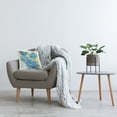 thumbnail image 3 of Stupell Industries Vivid Blue Blossom Pattern Printed Throw Pillow Design by Evelia Designs, 3 of 6