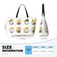 thumbnail image 4 of Fotbe Gnomes Honey Bee Bolsa de Viaje para Playa - Resistente al Agua, Bolsa Tote de Gran Capacidad y Ligera con 7 Bolsillos para Mujeres y Hombres, 4 of 7